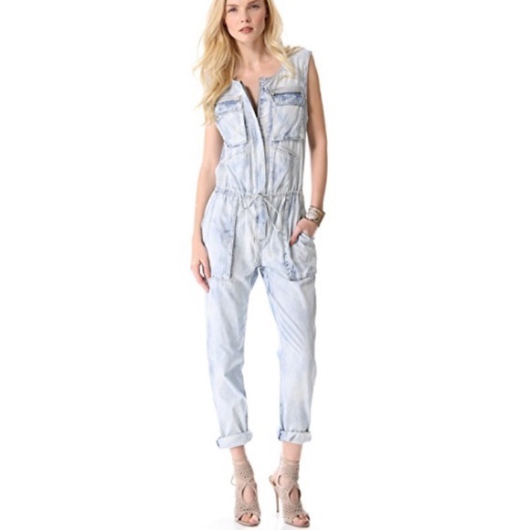 acid wash jumpsuit